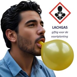 Lachgas, giftig voor de voortplanting